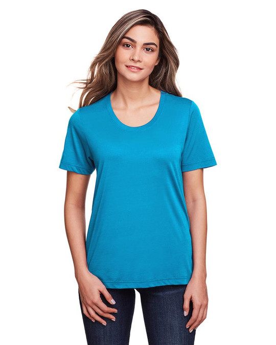 Core 365 CE111W - T-shirt de performance Fusion ChromaSoft pour dames