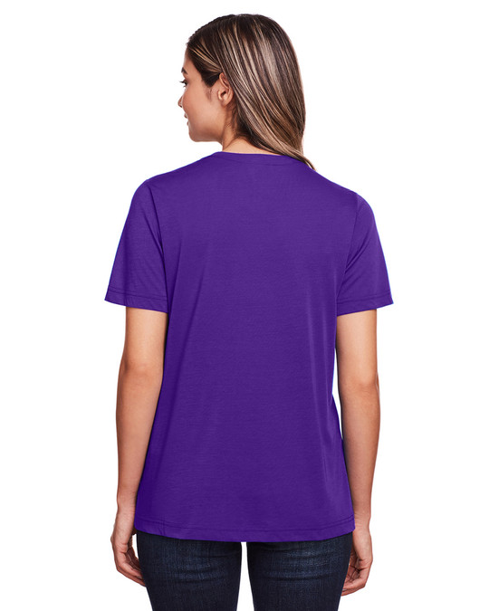 Core 365 CE111W - T-shirt de performance Fusion ChromaSoft pour dames