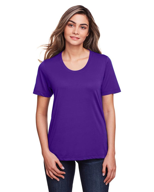Core 365 CE111W - T-shirt de performance Fusion ChromaSoft pour dames