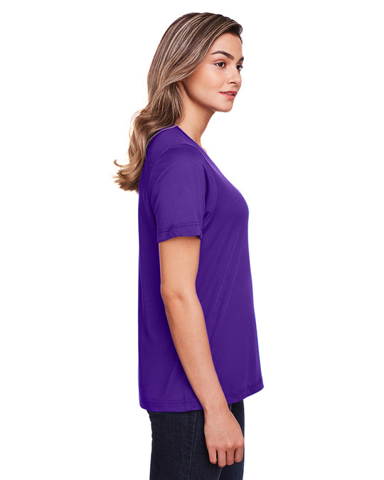 Core 365 CE111W - T-shirt de performance Fusion ChromaSoft pour dames