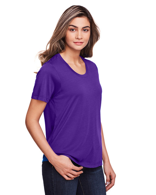 Core 365 CE111W - T-shirt de performance Fusion ChromaSoft pour dames
