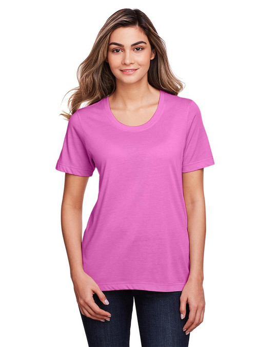 Core 365 CE111W - T-shirt de performance Fusion ChromaSoft pour dames