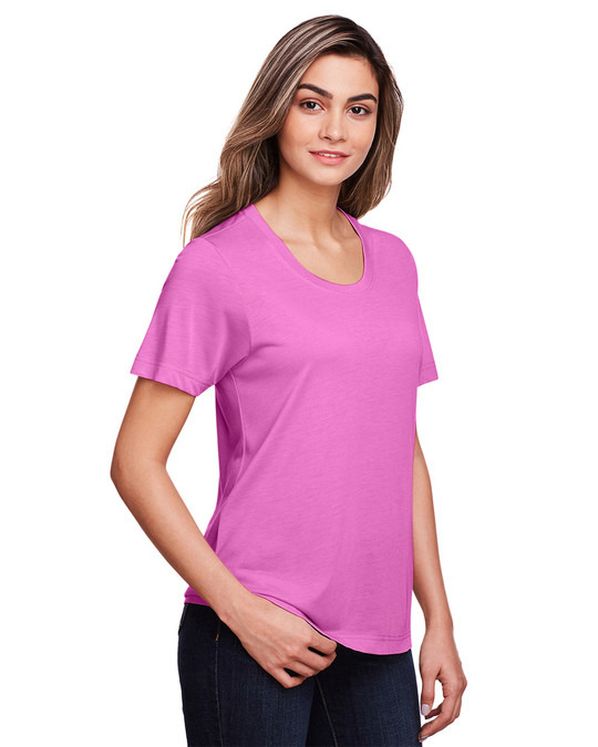 Core 365 CE111W - T-shirt de performance Fusion ChromaSoft pour dames