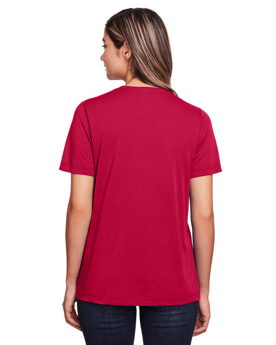 Core 365 CE111W - T-shirt de performance Fusion ChromaSoft pour dames