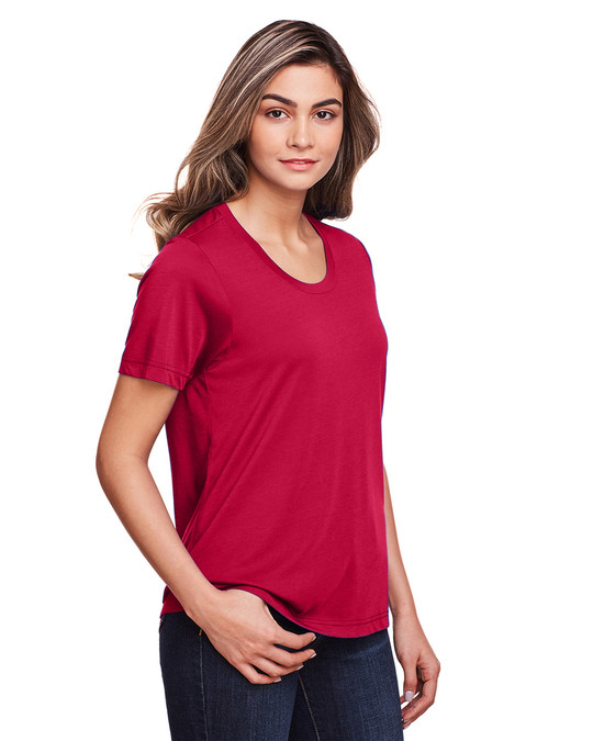 Core 365 CE111W - T-shirt de performance Fusion ChromaSoft pour dames
