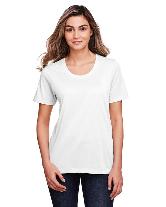 Core 365 CE111W - T-shirt de performance Fusion ChromaSoft pour dames