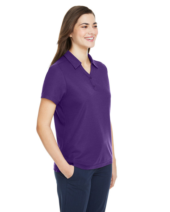 Core 365 CE112W - Ladies Fusion ChromaSoft Pique Polo