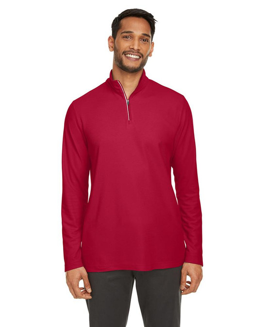Core 365 CE405 - Hommes Fusion ChromaSoft Pique Quarter-Zip