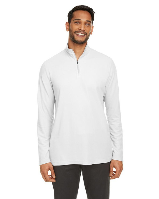 Core 365 CE405 - Hommes Fusion ChromaSoft Pique Quarter-Zip