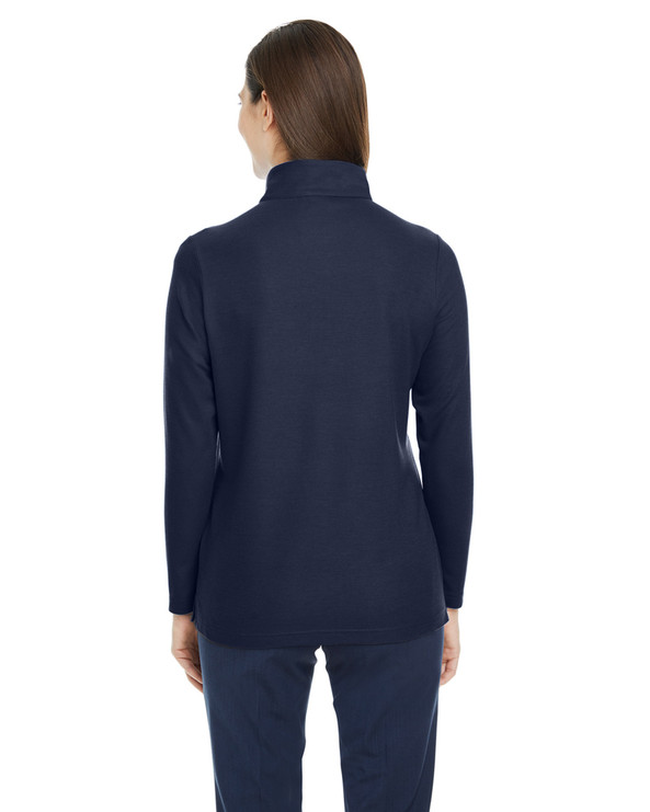 Core 365 CE405W - Ladies Fusion ChromaSoft Pique Quarter-Zip