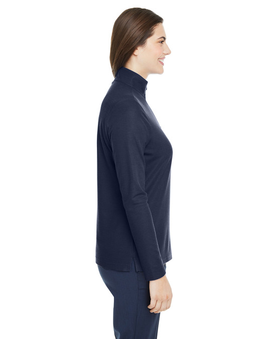 Core 365 CE405W - Ladies Fusion ChromaSoft Pique Quarter-Zip