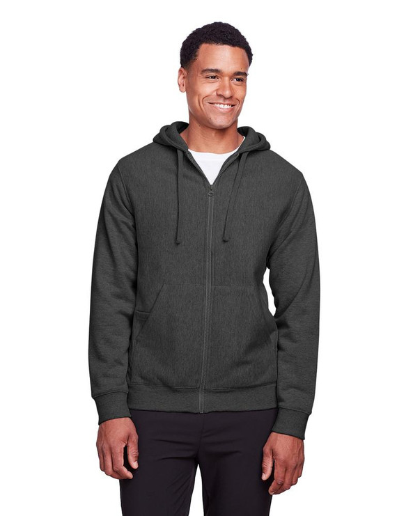 Team 365 TT95 - Men's Zone HydroSport Heavyweight Full-Zip Hooded Sweatshirt