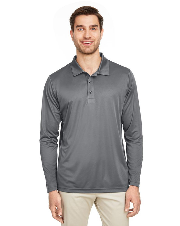 Team 365 TT51L - Men's Zone Performance Long Sleeve Polo