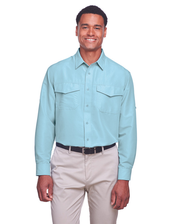 Harriton M580L - Men's Key West Long-Sleeve Performance Staff Shirt