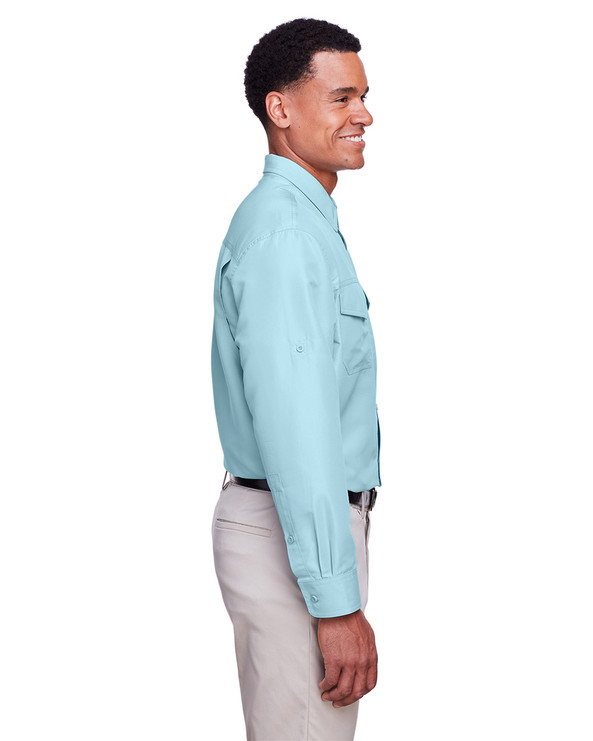 Harriton M580L - Men's Key West Long-Sleeve Performance Staff Shirt