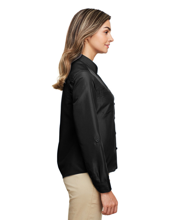 Harriton M580LW - Ladies Key West Long-Sleeve Performance Staff Shirt