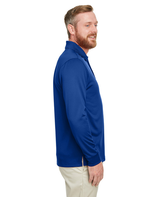 Harriton M348L - Polo à manches longues Advantage Snag Protection Plus IL pour hommes