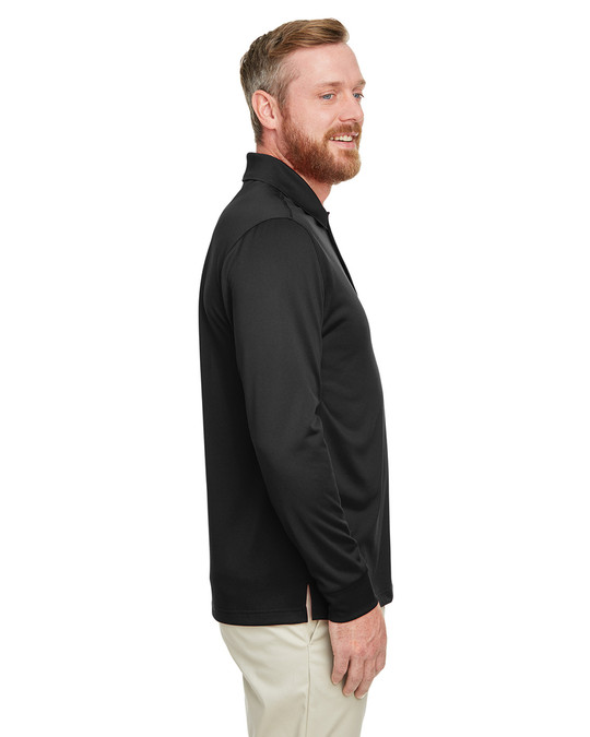 Harriton M348L - Polo à manches longues Advantage Snag Protection Plus IL pour hommes