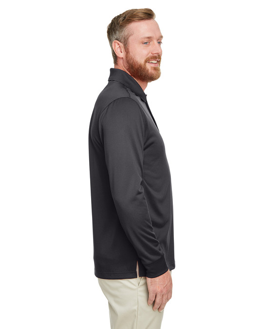 Harriton M348L - Polo à manches longues Advantage Snag Protection Plus IL pour hommes