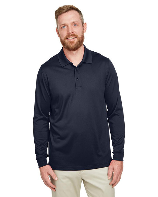 Harriton M348L - Polo à manches longues Advantage Snag Protection Plus IL pour hommes