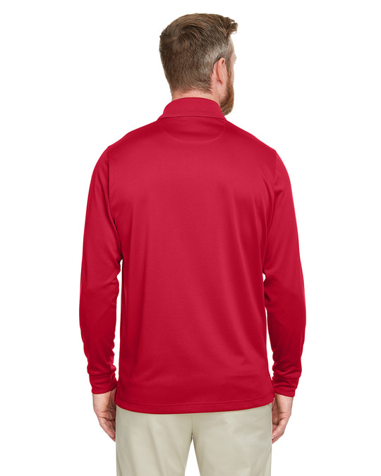 Harriton M348L - Polo à manches longues Advantage Snag Protection Plus IL pour hommes