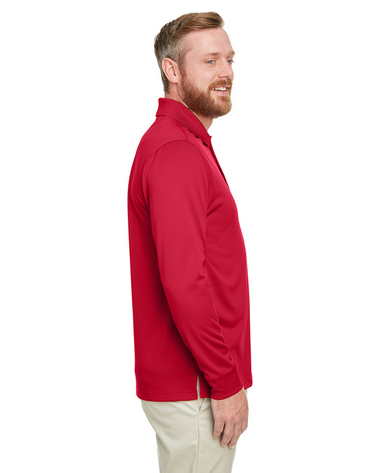 Harriton M348L - Polo à manches longues Advantage Snag Protection Plus IL pour hommes