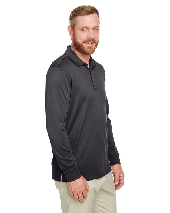 Harriton M348LT - Men's Tall Advantage Long Sleeve Snag Protection Plus IL Polo