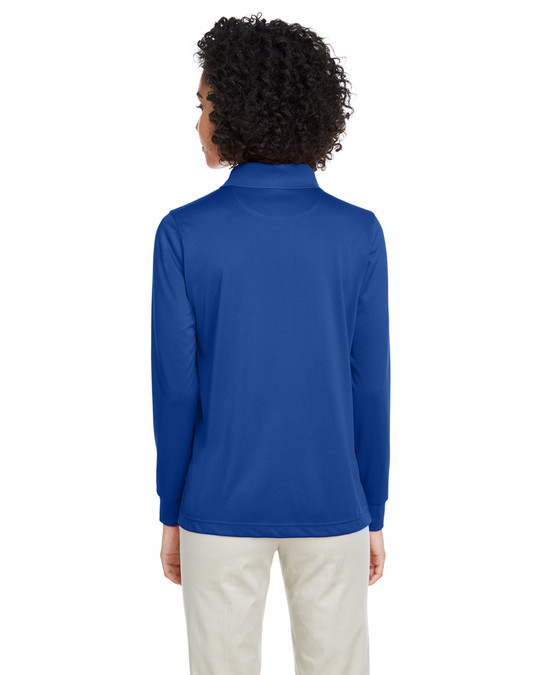 Harriton M348LW - Ladies Advantage Snag Protection Plus IL Long Sleeve Polo