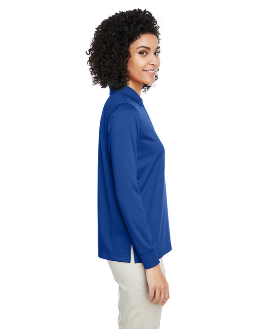 Harriton M348LW - Ladies Advantage Snag Protection Plus IL Long Sleeve Polo