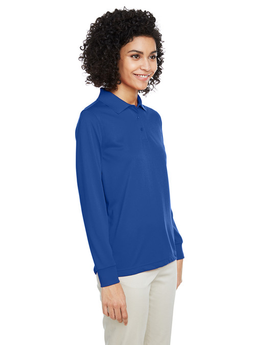 Harriton M348LW - Ladies Advantage Snag Protection Plus IL Long Sleeve Polo