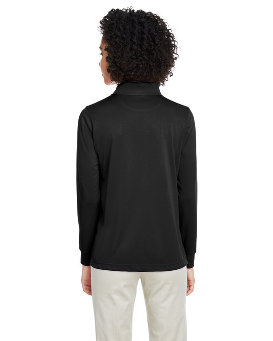 Harriton M348LW - Polo à manches longues Advantage Snag Protection Plus IL pour dames