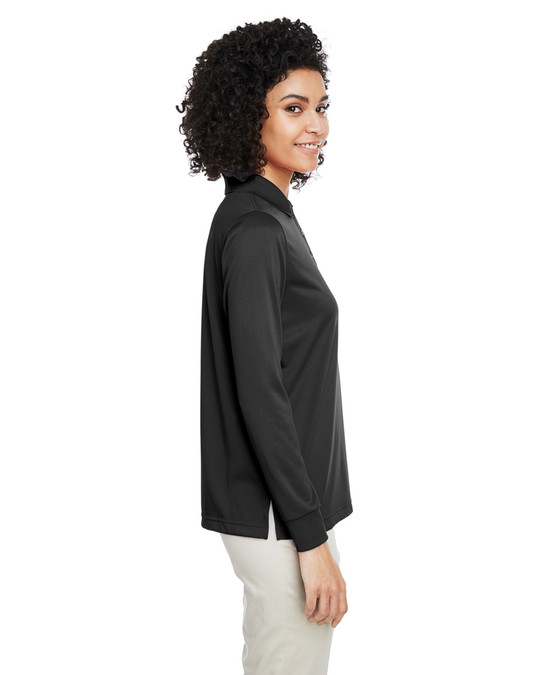 Harriton M348LW - Polo à manches longues Advantage Snag Protection Plus IL pour dames