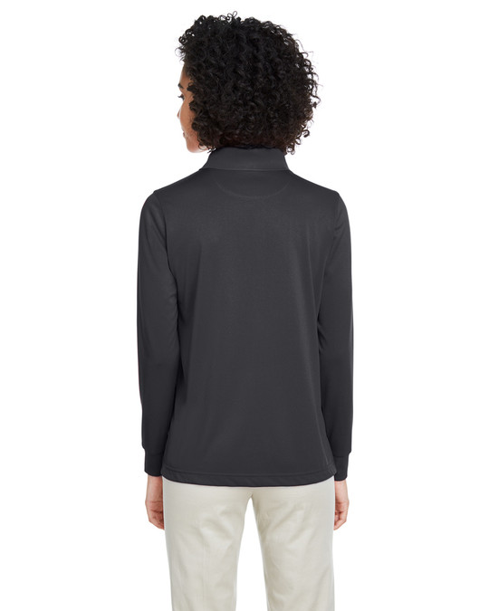 Harriton M348LW - Polo à manches longues Advantage Snag Protection Plus IL pour dames