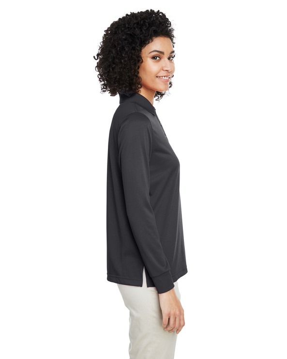 Harriton M348LW - Ladies Advantage Snag Protection Plus IL Long Sleeve Polo