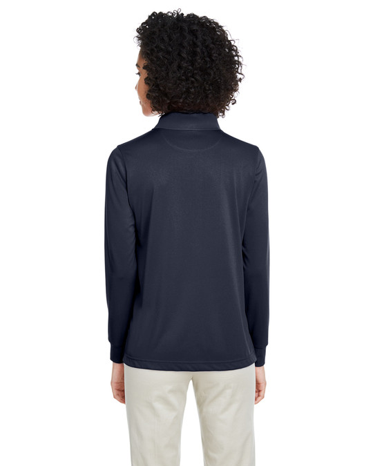 Harriton M348LW - Polo à manches longues Advantage Snag Protection Plus IL pour dames