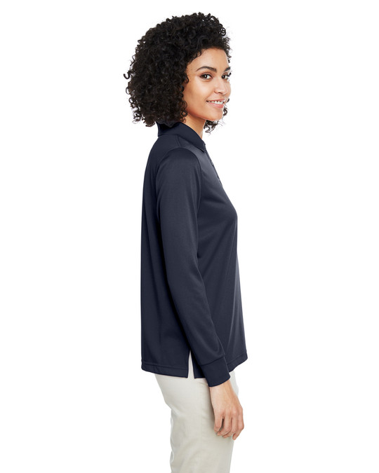 Harriton M348LW - Polo à manches longues Advantage Snag Protection Plus IL pour dames
