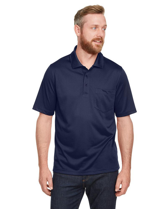 Harriton M348P - Polo Advantage Snag Protection Plus IL Pocket pour hommes