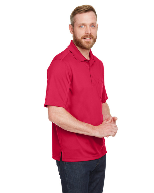 Harriton M348P - Polo Advantage Snag Protection Plus IL Pocket pour hommes