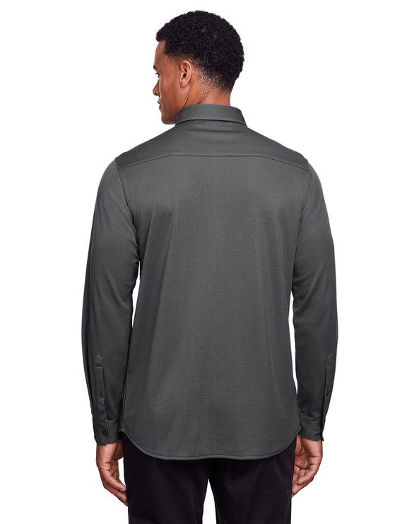 Devon & Jones DG20Z - Men's CrownLux Performance Plaited Button-Down Shirt