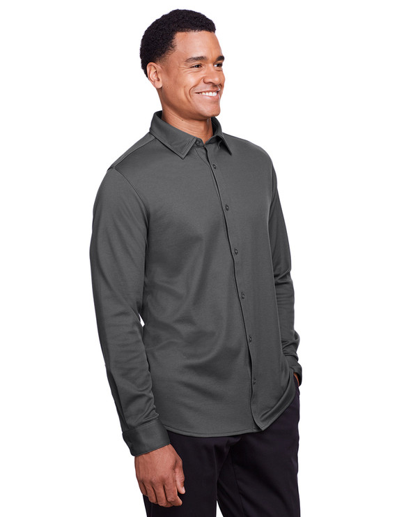 Devon & Jones DG20Z - Men's CrownLux Performance Plaited Button-Down Shirt