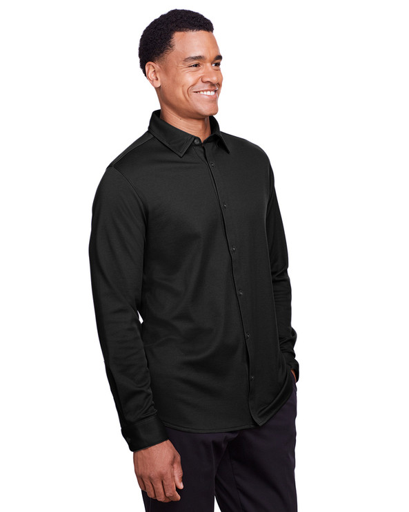 Devon & Jones DG20Z - Men's CrownLux Performance Plaited Button-Down Shirt