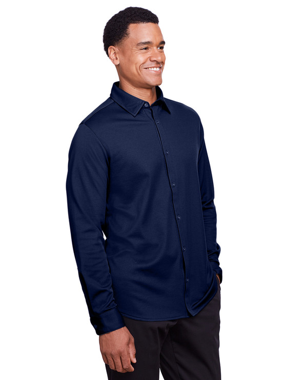 Devon & Jones DG20Z - Men's CrownLux Performance Plaited Button-Down Shirt