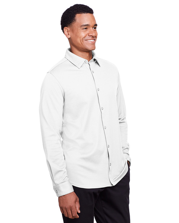 Devon & Jones DG20Z - Men's CrownLux Performance Plaited Button-Down Shirt