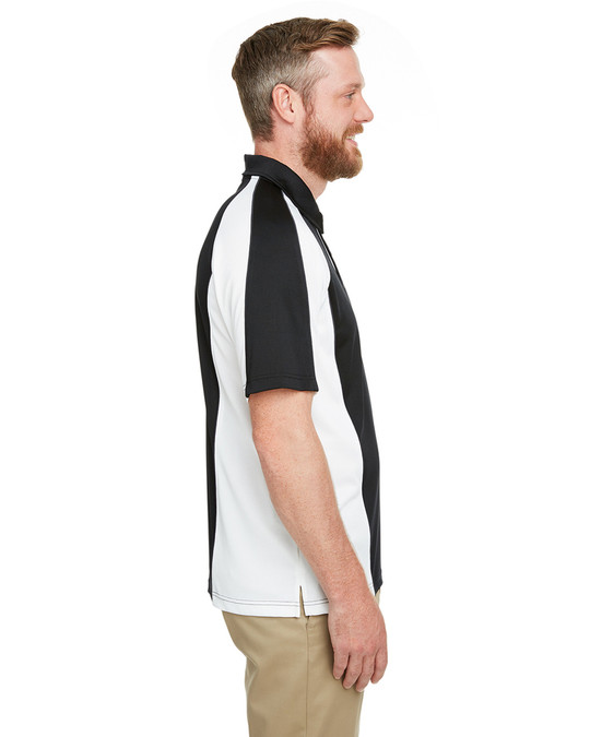 Harriton M385 - Polo Advantage Snag Protection Plus IL Colorblock pour hommes
