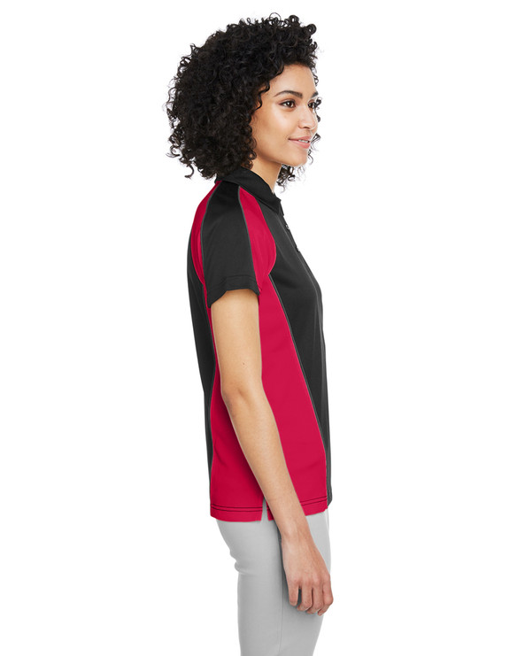 Harriton M385W - Polo Advantage Snag Protection Plus IL Colorblock pour femmes