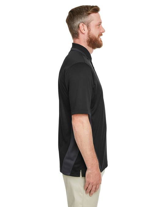 Harriton M386 - Polo hommes Flash Snag Protection Plus IL Colorblock