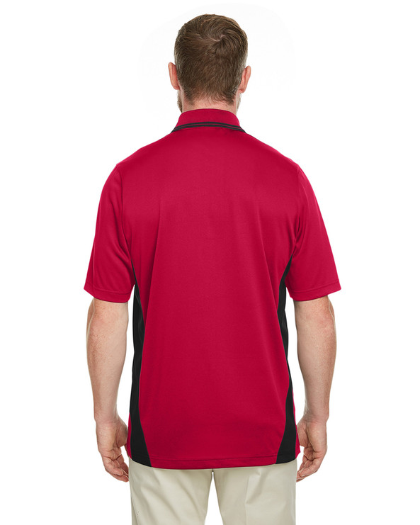 Harriton M386T - Men's Tall Flash Snag Protection Plus IL Colorblock Polo