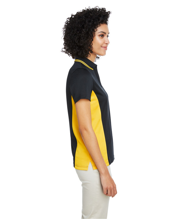 Harriton M386W - Ladies Flash Snag Protection Plus IL Colorblock Polo