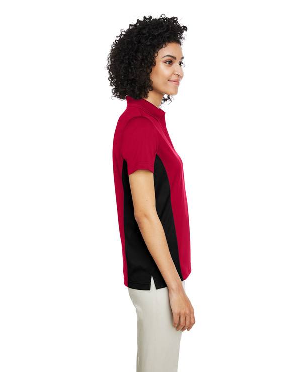Harriton M386W - Ladies Flash Snag Protection Plus IL Colorblock Polo
