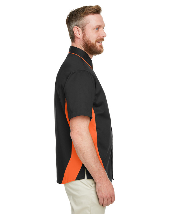 Harriton M586 - Men's Flash IL Colorblock Short Sleeve Shirt